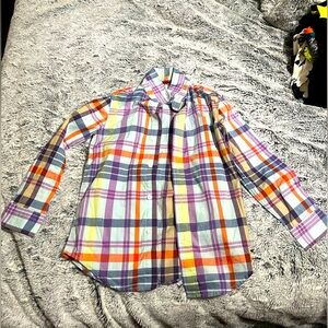 Plaid shirt boys size 6-7